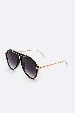 Pack of 12 Iconic Aviator Sunglasses Set