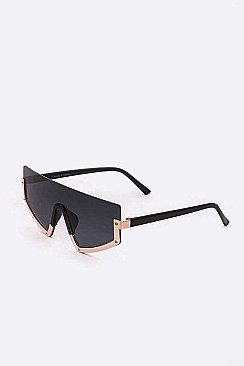 Pack of 12 Iconic Shield Inspired Sunglasses Set