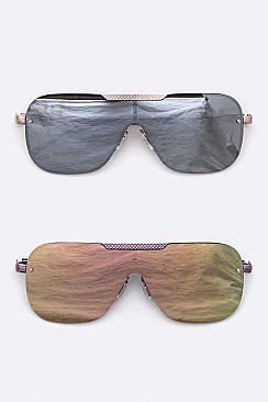 Pack of 12 Shield Inspired RV Lens Iconic Sunglasses