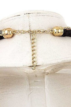 ROPE & DANGLING PEARL NECKLACE SET