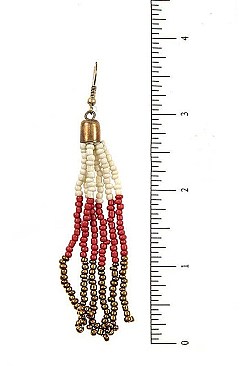 FRINGE MULTI BEADED NECKLACE SET