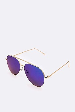 Pack of 12 Aviator Iconic Sunglasses Set