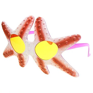 Pack of 12 Starfish Novelty Sunglasses