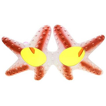 Pack of 12 Starfish Novelty Sunglasses