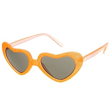 Pack of 12 Novelty Heart Sunglasses