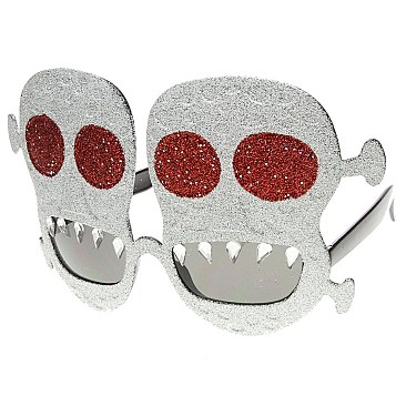 Pack of 12 Funny Skull Novelty Sunglasses