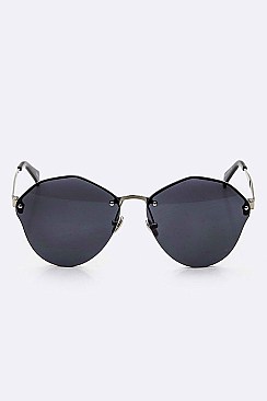 Pack of 12 Pieces Fashion Rimless Sunglasses LA113-POP8125