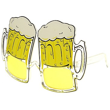 Pack of 12 Beer Cup Novelty Sunglasses