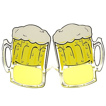 Pack of 12 Beer Cup Novelty Sunglasses