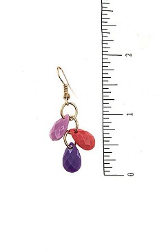 CLUSTER TEARDROP BIB NECKLACE SET