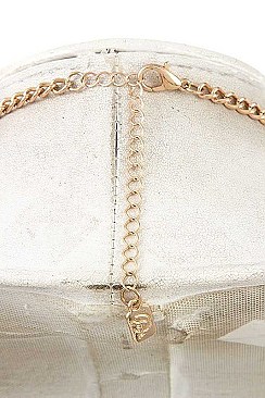 CLUSTER TEARDROP BIB NECKLACE SET