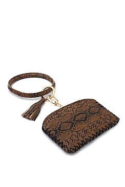 STYLISH 	PYTHON PATTERN POUCH