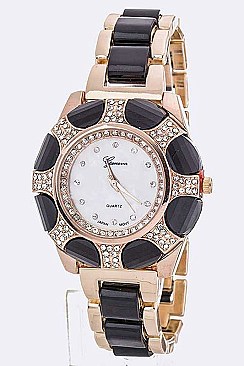 Stylish Crystal Fashion Watch LA-1827