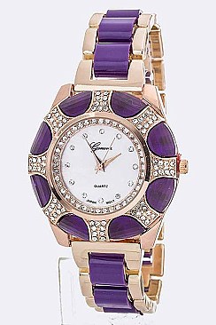 Stylish Crystal Fashion Watch LA-1827
