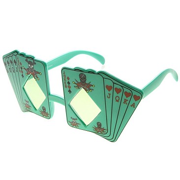 Pack of 12 Cards Novelty Sunglasses