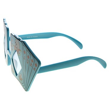 Pack of 12 Cards Novelty Sunglasses