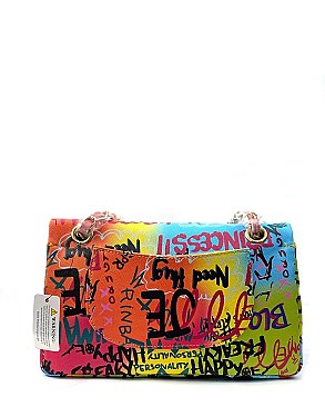 print design graffiti bags