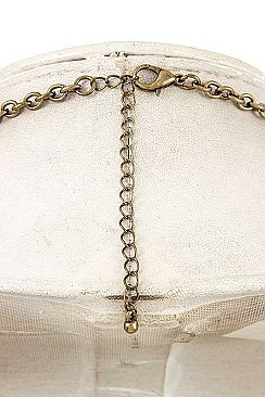 TIERED MIX ORNATE BIB NECKLACE SET