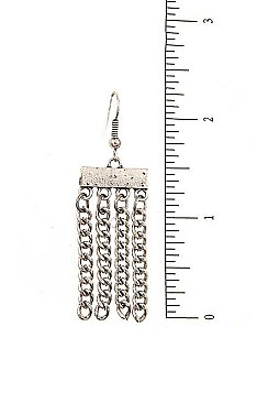 BEADED CHAIN TASSEL GEM FRAMED ORNATE NECKLACE SET