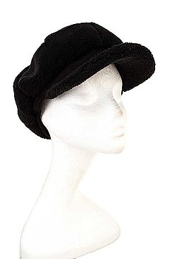 STYLISH ANIMAL PRINT NEWSBOY CAP