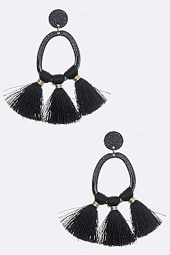 Iconic Glitter Tassel Earrings