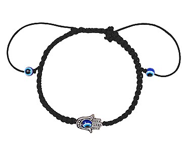 Pack of 6 Red String Protection Bracelet HAMSA
