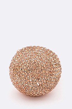 Stunning Crystal Ball Stretch Ring LARB2077