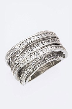 Iconic Fashion CZ Ring LACW1788