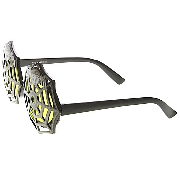 Pack of 12 Spider Web Novelty Sunglasses