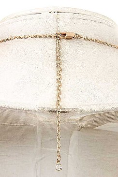 LONG ANCHOR STATION NECKLACE