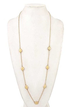 LONG ANCHOR STATION NECKLACE
