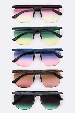 Pack of 12 Top Bar Fashion Sunglasses