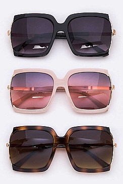 Pack of 12 Oversized Iconic Sunglasses Set