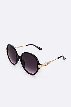 Pack of 12 Oversize Round Sunglasses Set