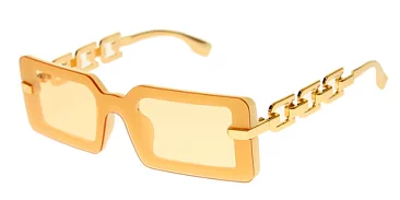 Pack of 12  Modern Link Chain Bar Sunglasses