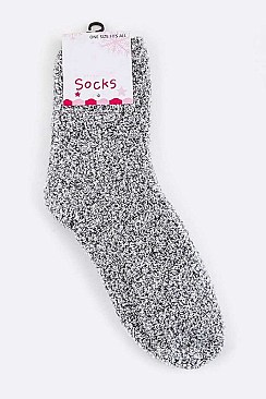 Pack of (12 Pairs) Assorted Winter Socks LA-SO384