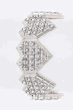 HEART CRYSTAL PIXIE STRETCH BRACELET