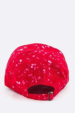Bleached OMFG Pattern Cotton Cap