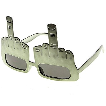 Pack of 12 Bad Finger Novelty Sunglasses