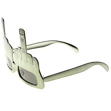 Pack of 12 Bad Finger Novelty Sunglasses