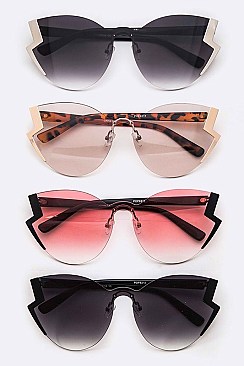 Pack of 12 Pieces Iconic Cat Eye Sunglasses LA113-POP8312