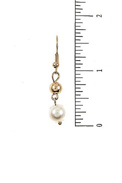 LEAF CLUSTER PEARL NECKLACE SET