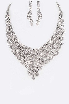 Iconic Rhinestone Necklace Set