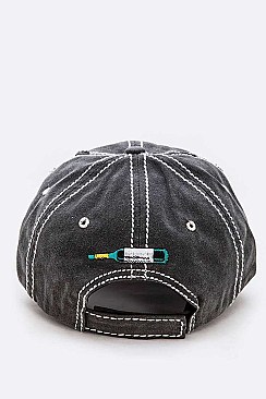 Embroidered Wine Is The Answer Vintage Cap