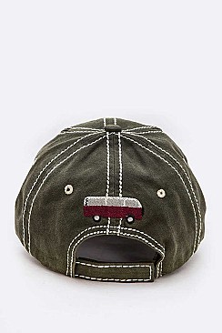 Embroidered Live Simply Vintage Cotton Cap