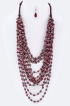 ICONIC LAYERED BEADS NECKLACE SET