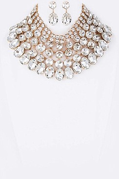 ICONIC CRYSTAL COLLAR NECKLACE SET