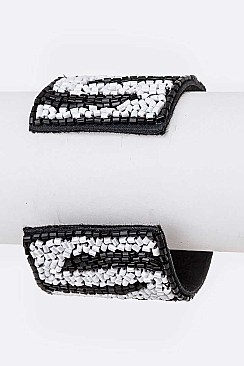 Stylish Mix Beads Adjustable Cuff