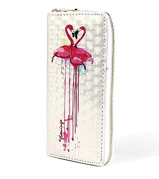 STYLISH FLAMINGO PRINT WALLET  JYLOA185