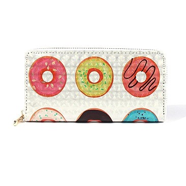 FASHIONABLE DOUGHNUTS PRINT WALLET  JYLOA198